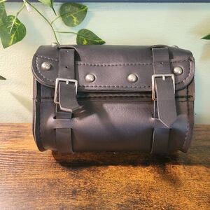 Black ‎Milwaukee Leather Motorcycle Side Back Bag Preowned